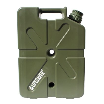Tan LifeSaver Jerrycan from the front
