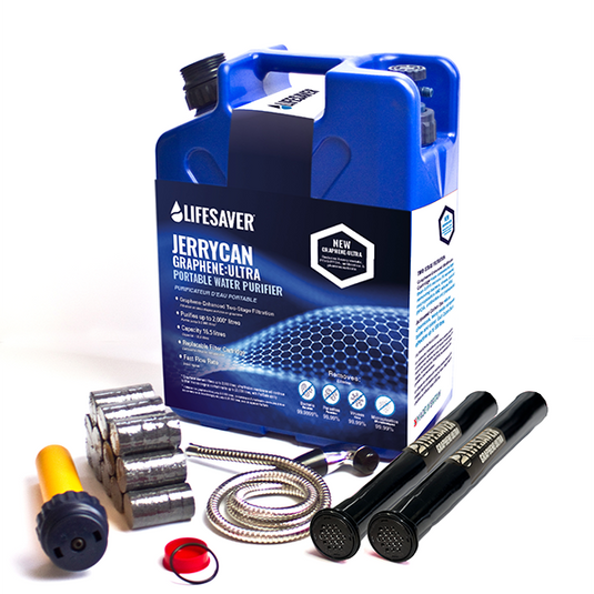 LifeSaver® Jerrycan Graphene:Ultra Ultimate beredskapspaket